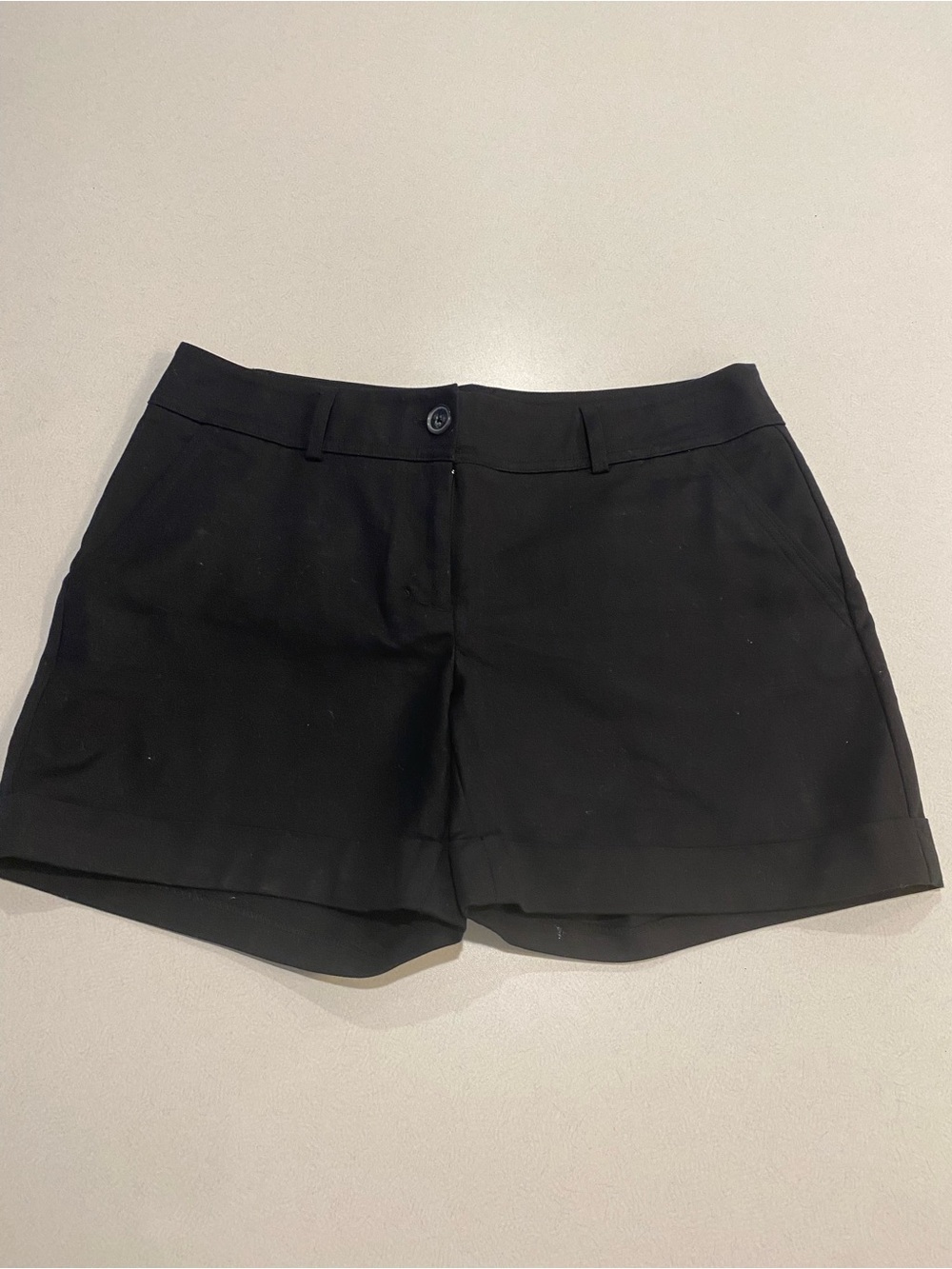 Women's Apt 9 Classic Black Tailored Shorts Size 8